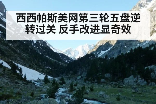 西西帕斯美网第三轮五盘逆转过关 反手改进显奇效
